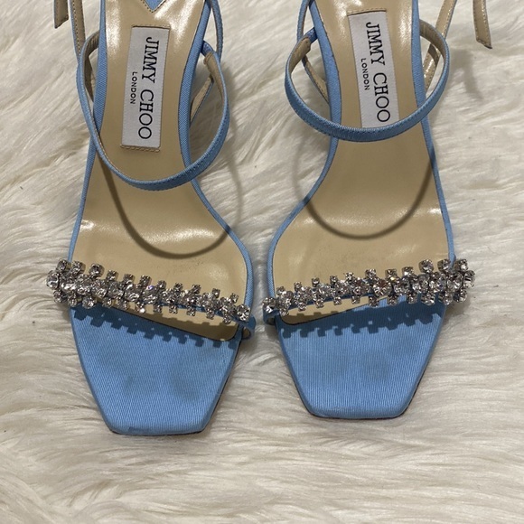 Jimmy Choo Meira Crystal slingback sandal size 39EU - Picture 12 of 13